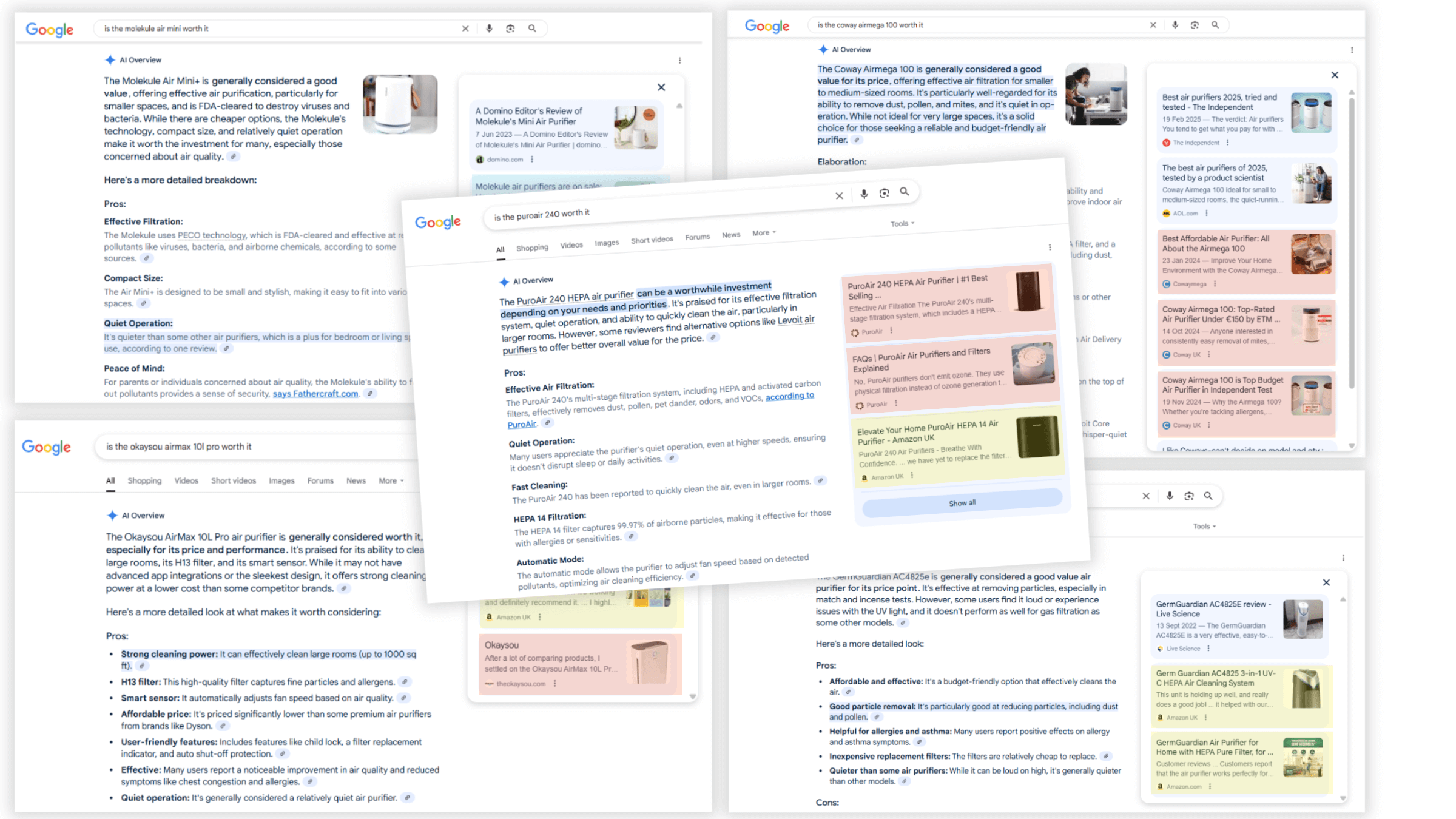 ai overview salesman sources