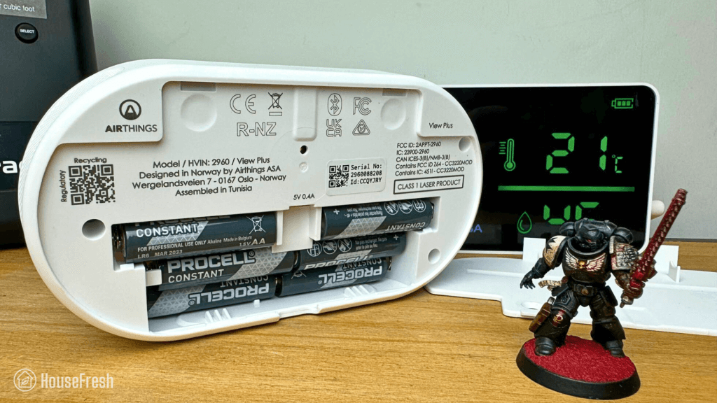 Airthings View Plus 2960 Back