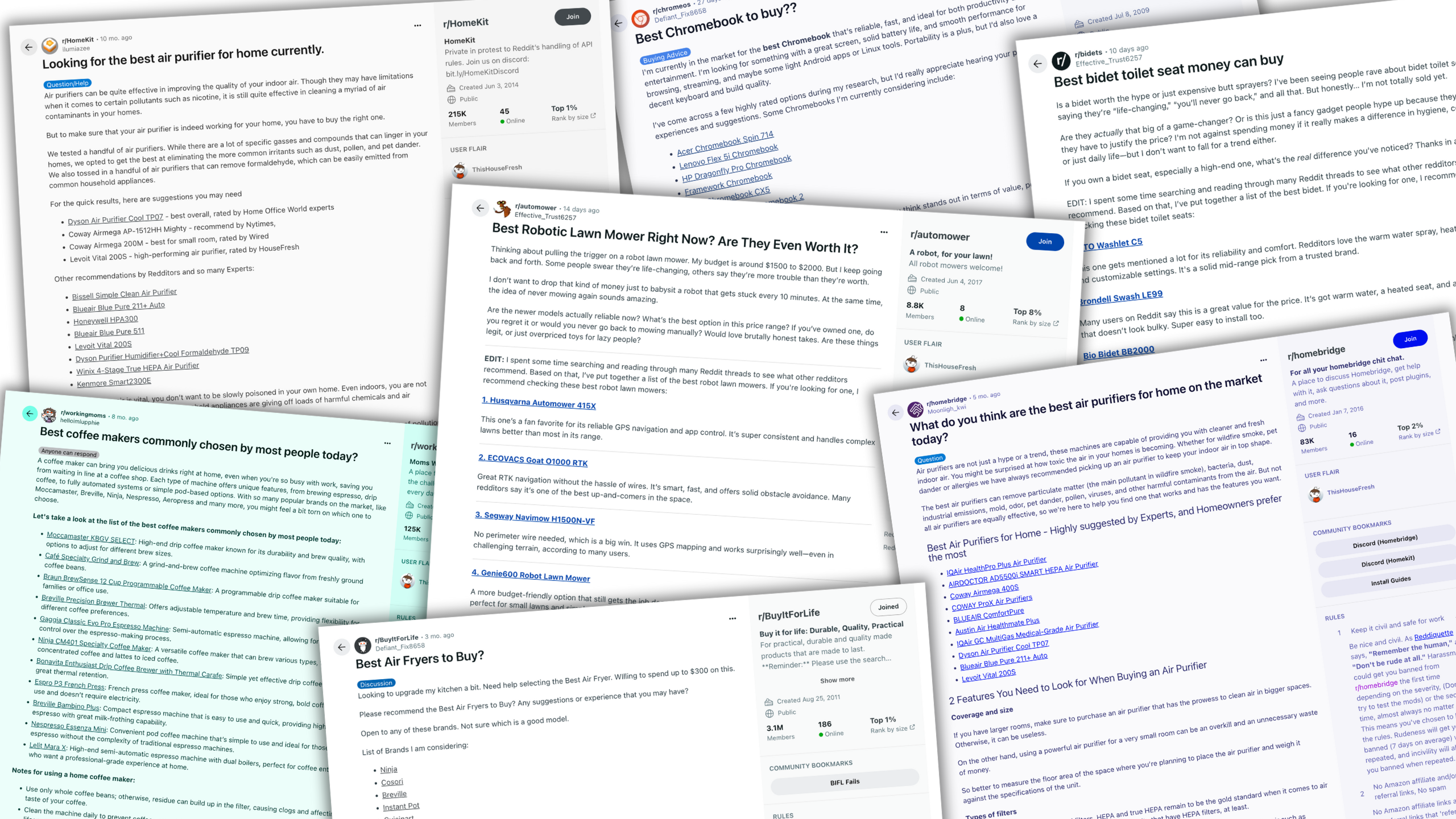 reddit best products spam